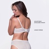 image:imageDORINA Carmen Light Padded Everyday Bra Supportive Underwire Balcony Balconette 34 Cup Demi TShirt Bra for Curves Women32D44D D17143 Ivory 38G