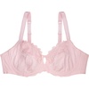 image:imageDORINA Celine Lace Demi Bra Full Cup Unlined Non Padded Underwire Everyday Bras for Women Plus Size D17456A  Pink  36F