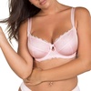 image:imageDORINA Celine Lace Demi Bra Full Cup Unlined Non Padded Underwire Everyday Bras for Women Plus Size D17456A  Pink  36F