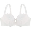 image:imageDORINA Celine Womens Lace Demi Bra Full Cup Unlined Non Padded Underwire Everyday Bras Plus Size D17456A  Ivory  34DD