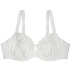 image:imageDORINA Celine Womens Lace Demi Bra Full Cup Unlined Non Padded Underwire Everyday Bras Plus Size D17456A  Ivory  34DD