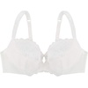 image:imageDORINA Celine Womens Lace Demi Bra Full Cup Unlined Non Padded Underwire Everyday Bras Plus Size D17456A  Ivory  36D