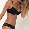 image:imageDORINA Claire Womens 34 Cup Light Padded Underwire TShirt Demi Bra D17219A  Black  34D