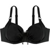 image:imageDORINA Curves Fiji Womens Full Cup NonPadded Underwire Bikini Top D17026A  Plus Sizes C to F Cups  Black  34DD
