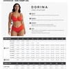 image:imageDORINA Curves Fiji Womens Full Cup NonPadded Underwire Bikini Top D17026A  Plus Sizes C to F Cups  Black  34DD
