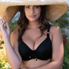 image:imageDORINA Curves Fiji Womens Full Cup NonPadded Underwire Bikini Top D17026A  Plus Sizes C to F Cups  Black  34DD