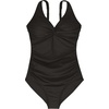 image:imageDORINA Fiji Womens Swimsuit Ruched Wireless Swim Bodywear with Deep V Neckline  Black  XXL