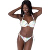 image:imageDORINA Koro Island Womens Swim 34 Cup Underwire Push Up Bikini Top Halter  White  34C