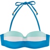 image:imageDORINA Lawaki Womens Swim 12 Cup Underwire Light Padded Removable Straps Bandeau  Blue  36C