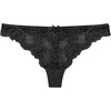 image:imageDORINA Lianne Womens Floral Sexy Lace String HipsterThong Underwear Panty D17160A  Black  Large