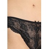 image:imageDORINA Lianne Womens Floral Sexy Lace String HipsterThong Underwear Panty D17160A  BlackWhite  2 Pack  Small