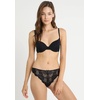 image:imageDORINA Lianne Womens Floral Sexy Lace String HipsterThong Underwear Panty D17160A  BlackWhite  2 Pack  Small