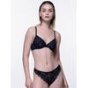 image:imageDORINA MYLA3PP Womens Underwear Breathable Sexy Lace Panty Sring Thong Brief  Pack of 3  BlackIvoryBeige  XL