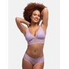 image:imageDORINA Straps Bra  Adjustable Straps  PurpleIvory