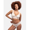 image:imageDORINA Straps Bra  Adjustable Straps  PurpleIvory