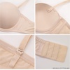 image:imageDORINA Womens Underwire Light Padded Balcony Bandeau Strapless Convertible Bra D17193A  Removable Straps amp Extra Transparent Straps  Nude  32D