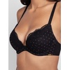 image:imageDorina Womens OriginsShimmer Dot Plunge Bikini TopMulticoloured Black Graphic