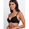 image:imageDorina Womens OriginsShimmer Dot Plunge Bikini TopMulticoloured Black Graphic