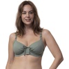 image:imageDORINA Curves Fiji Womens Full Cup NonPadded Underwire Bikini Top D17026A  Plus Sizes C to F Cups  Green  34DD