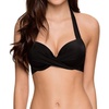 image:imageDORINA Fiji Womens 34 Cup Light Padded Underwire Halter Neck Bikini Top D17079A  Black  34C