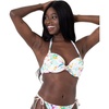 image:imageDORINA Koro Island Womens Swim 34 Cup Underwire Push Up Bikini Top Halter  White  34C