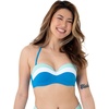 image:imageDORINA Lawaki Womens Swim 12 Cup Underwire Light Padded Removable Straps Bandeau  Blue  36C