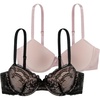 image:imageDORINA Womens Chloe 2 Pack TShirt Bra Size 38C in Multicoloured