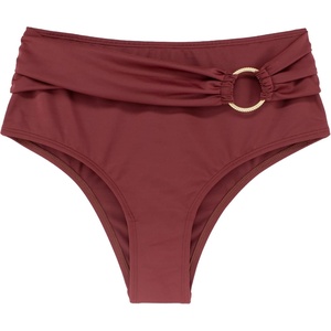 image:imageDORINA Azores Womens Swim Bikini Bottom Swim Midi High Waist High Cut Plus Size for Women  Red  D001706  M
