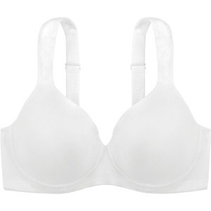 image:imageDORINA Basic Thick Strap Bra Padded Straps Smooth Underwired Full Coverage Demi TShirt Bras for Women Rachel D1082A  White  42D