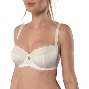 image:imageDORINA Celine Womens Lace Demi Bra Full Cup Unlined Non Padded Underwire Everyday Bras Plus Size D17456A  Ivory  34DD