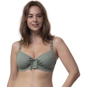 image:imageDORINA Curves Fiji Womens Full Cup NonPadded Underwire Bikini Top D17026A  Plus Sizes C to F Cups  Green  34DD