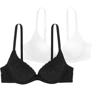 image:imageDORINA Underwire Bra  Adjustable Straps  BlackWhite