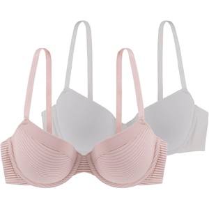 image:imageDORINA Underwire Bra  Adjustable Straps  PinkIvory