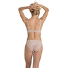 image:imageDORINA Angie Sexy Sheer Lace Balconette Bra See Through NonPadded Unlined Demi Plus Size Womens Comfort Everyday Underwire Bra  Beige 38C