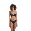 image:imageDORINA Angie Sexy Sheer Lace Balconette Bra See Through NonPadded Unlined Demi Plus Size Womens Comfort Everyday Underwire Bra  Black  38C