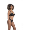 image:imageDORINA Angie Sexy Sheer Lace Balconette Bra See Through NonPadded Unlined Demi Plus Size Womens Comfort Everyday Underwire Bra  Black  38C