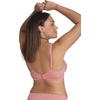 image:imageDORINA Angie Sexy Sheer Lace Balconette Bra See Through NonPadded Unlined Demi Plus Size Womens Comfort Everyday Underwire Bra Coral 34B