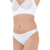 image:imageDORINA CRYSTAL3PP Womens Underwear Breathable Sexy Lace Panty Brief  Pack of 3  CoralBeigeWhite  XL