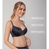 image:imageDORINA Carmen Light Padded Everyday Bra Supportive Underwire Balcony Balconette 34 Cup Demi TShirt Bra for Curves Women32D44D D17143 Blue Charcoal 42D