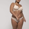 image:imageDORINA Curve Adele Womens Full Coverage Cup Light Padded Underwire T Shirt Demi Bra for Women Everyday Plus Sizes C to G Cups  Nude  40C