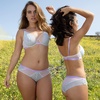 image:imageDORINA ILARIA Womens Underwear Breathable Sexy Lace Hipster Panty  Green  M