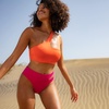image:imageDORINA Muani Womens Wireless Light Removable Padded Two Piece Monokini Off Shoulder Swim Set Pool Beach Swimsuit  Pink  XXL