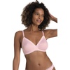 image:imageDORINA Underwear Women Tiffany Non Pad No Padded Unlined Wirefree Wireless Comfort Daily T Shirt Bralette Everyday T Shirt Bra Top Pack of 2  BlackPink  36C