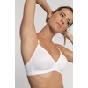 image:imageDORINA Underwear Women Tiffany Non Pad No Padded Unlined Wirefree Wireless Comfort Daily T Shirt Bralette Everyday T Shirt Bra Top Pack of 2  WhiteWhite  36C
