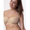 image:imageDORINA Womens Addison Plus Size No Padding Unlined 12 Cup Comfort Everyday Cross Back Convertible Halter Strapless Backless Underwire Bra for Women  Beige  32DD