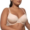 image:imageDORINA Curve Adele Womens Full Coverage Cup Light Padded Underwire T Shirt Demi Bra for Women Everyday Plus Sizes C to G Cups  Nude  40C