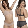 image:imageDORINA Louise Womens Hipster Panties Set  Pack of 2 pcs D17164  Blue CharcoalBlush  XXLarge
