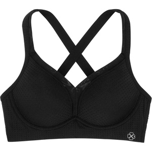 image:imageDORINA Outrun Women 34 Demi Cup Push Up Sport Sports Bra with Cup Size Cross Back Convertible Support Everyday Wear