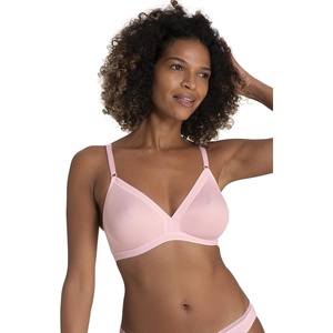 image:imageDORINA Underwear Women Tiffany Non Pad No Padded Unlined Wirefree Wireless Comfort Daily T Shirt Bralette Everyday T Shirt Bra Top  Pink  36C