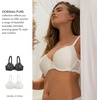 image:imageDORINA Lace Light Padded Underwire Lift Demi Bra Comfort Supportive Bras Plus Size for Curves Women  Celine D17455A Ivory 42C